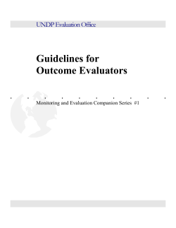Table 4: Key Features of Outcome Monitoring and Outcome