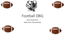 Football DBQ