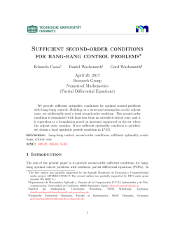 Sufficient second-order conditions for bang-bang