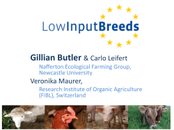 LowInputBreeds - European Commission
