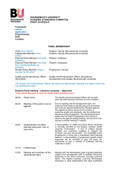4A Indicative event schedule template - Intranet SP