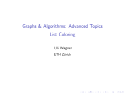 List Coloring