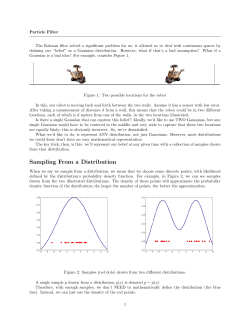 Sampling From a Distribution