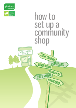 How to set up a community shop - Co