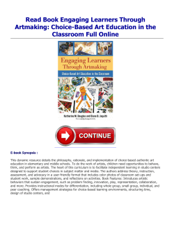 Read Book Engaging Learners Through Artmaking: Choice