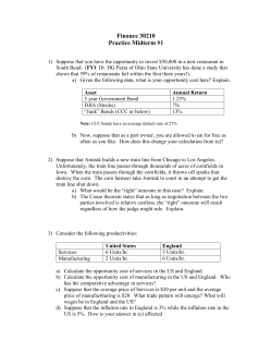 Managerial Economics: Practice Midterm #1