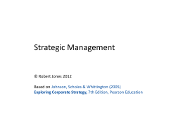 Strategy lecture mar2012 - Cambridge MBA Weblog