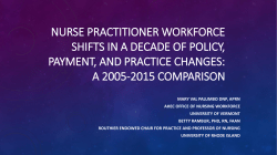 Nurse Practitioner Workforce Shifts in a Decade of Policy, Payment