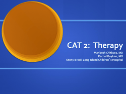 Appendix A Critical Appraisal_Therapy