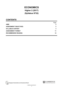 9732 Economics H2