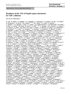 Readiness of the ATLAS liquid argon calorimeter for LHC collisions