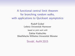 A functional central limit theorem for branching random walks, with
