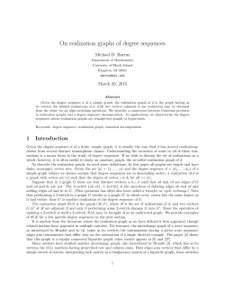 On realization graphs of degree sequences