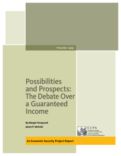 The Debate Over a Guaranteed Income