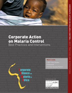 Corporate Action on Malaria Control: Best Practices