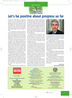 Let`s be positive about progress so far