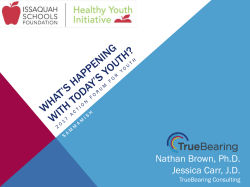 2016 - Healthy Youth Initiative
