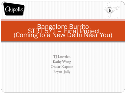 Chipotle in India