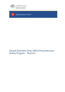 Grant Program Application Form (Round 2)