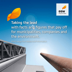 Taking the lead with facts and figures that pay off for municipalities