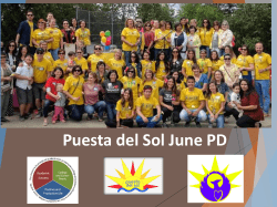 Diapositiva 1 - Puesta del Sol PTA