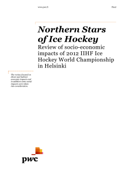 2012 IIHF Ice Hockey World Championship in brief