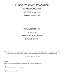 illinois economics association - UIC Center for Economic Education