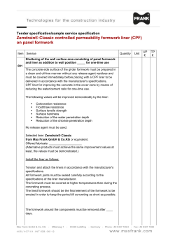 Zemdrain® Classic panel formwork for one