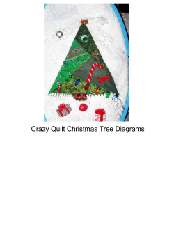Crazy Quilt Christmas Tree Diagrams