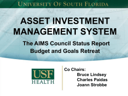 AIMS Retreat Presentation