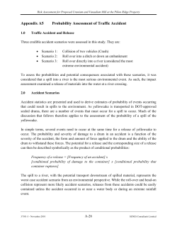 Appendix A5 Probability Assessment of Traffic Accident