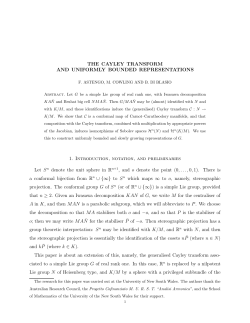 THE CAYLEY TRANSFORM AND UNIFORMLY BOUNDED