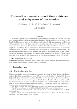 short time existence and uniqueness of the solution.
