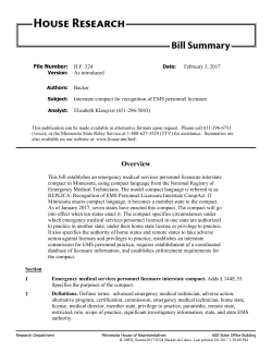 house research - Minnesota House of Representatives