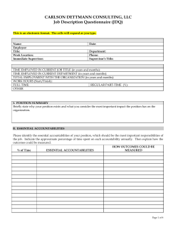 Job Description Questionnaire-Word