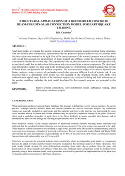 The 14th World Conference on Earthquake Engineering