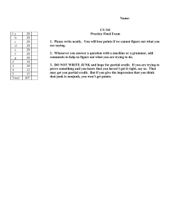 (8) Suppose that the following input is given to yacc