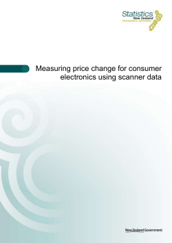 Measuring price change for consumer electronics using scanner data