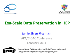 Data Preservation in HEP Use Cases, Business Cases, Costs