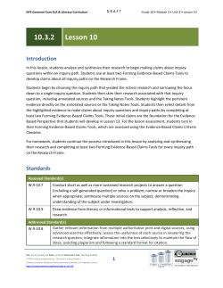 Lesson Agenda/Overview