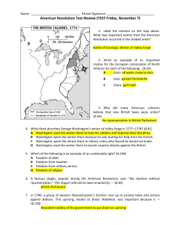 American Revolution Review