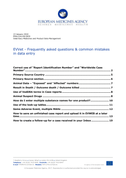 Common Mistakes-Inaccuracies in filling in EVVet