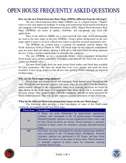 How are the new Flood Insurance Rate Maps (FIRMs) different from