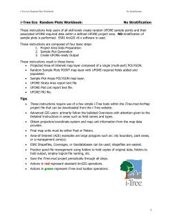 Random Plot Workbook - i-Tree