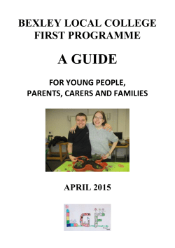 Bexley Local College First Programme