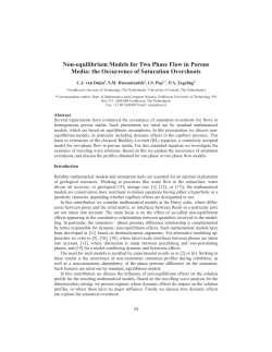 Non-equilibrium Models for Two Phase Flow in Porous Media: the