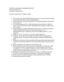 Lec 10 - Cs.princeton.edu