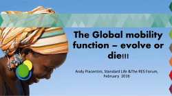 The Global mobility function