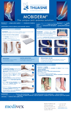 The unique anti-&oelig;dema solution