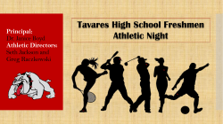 Tavares High School Freshmen Athletic Night